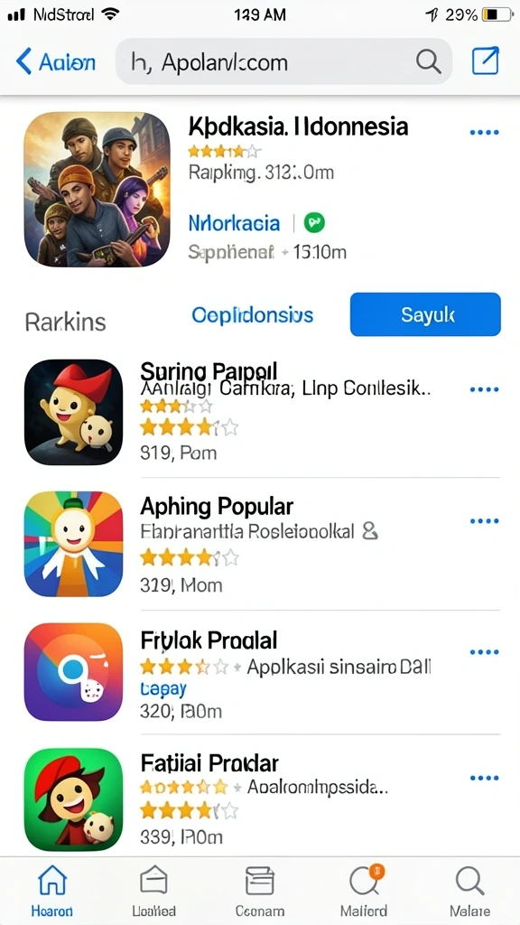 danagame - Tampilan antarmuka pengguna yang intuitif.