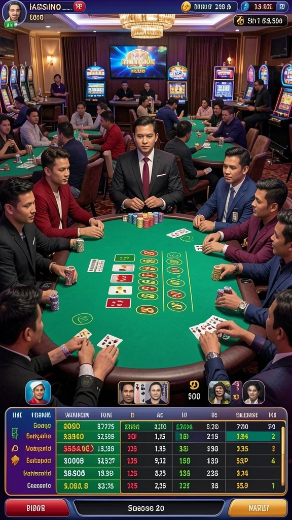 mkwin666 - Fitur interaksi sosial dengan pemain lain.
