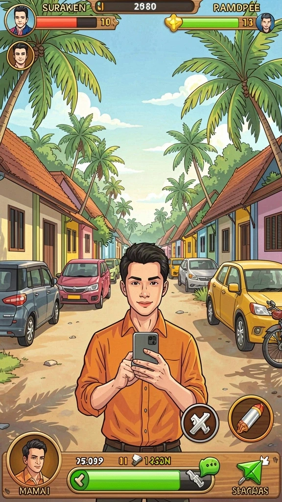 nekototo - Tampilan keren dari mini game yang seru.