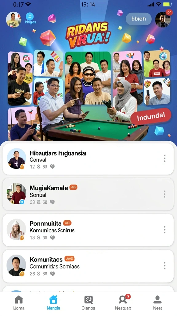 nex777 - Tampilan antarmuka yang menarik dan user-friendly.