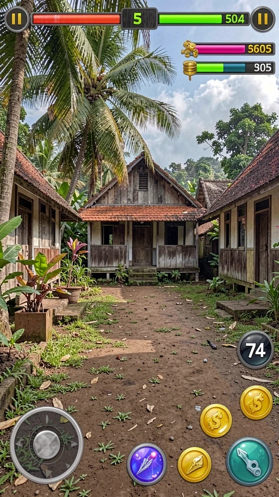 rawontoto - Tampilan antarmuka yang intuitif dan menarik.