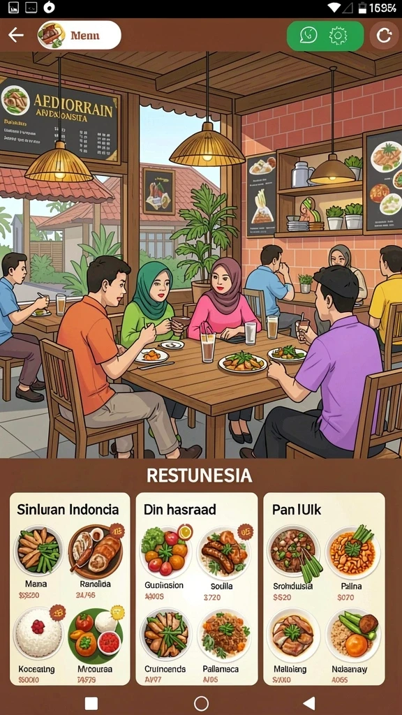 virus88 - Tampilan antarmuka yang intuitif dan mudah digunakan.